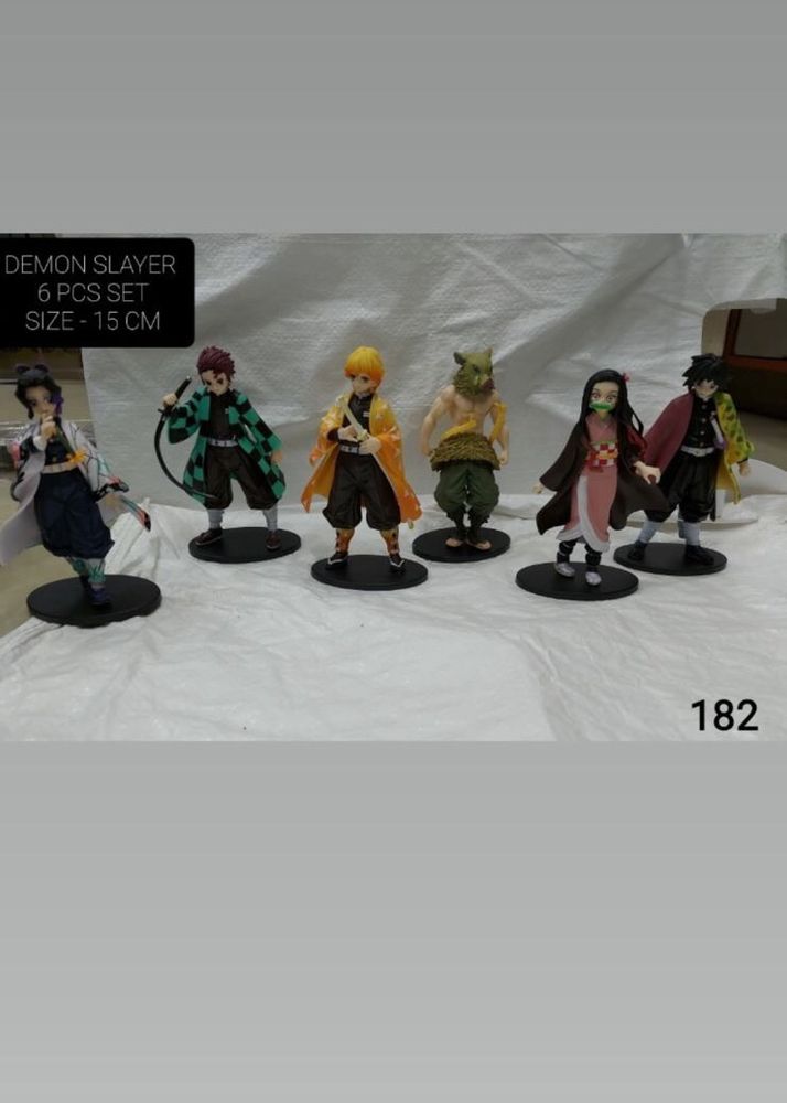 Demon Slayer 6 Pcs Set 15 Cm Figures