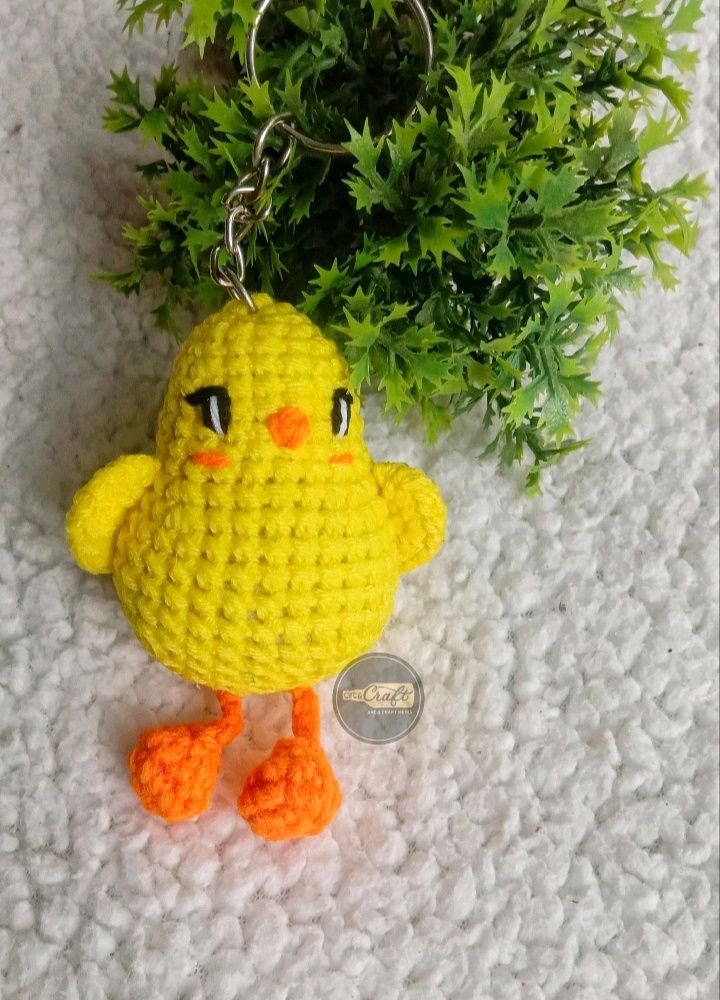 Amigurumi CHICK Keychain