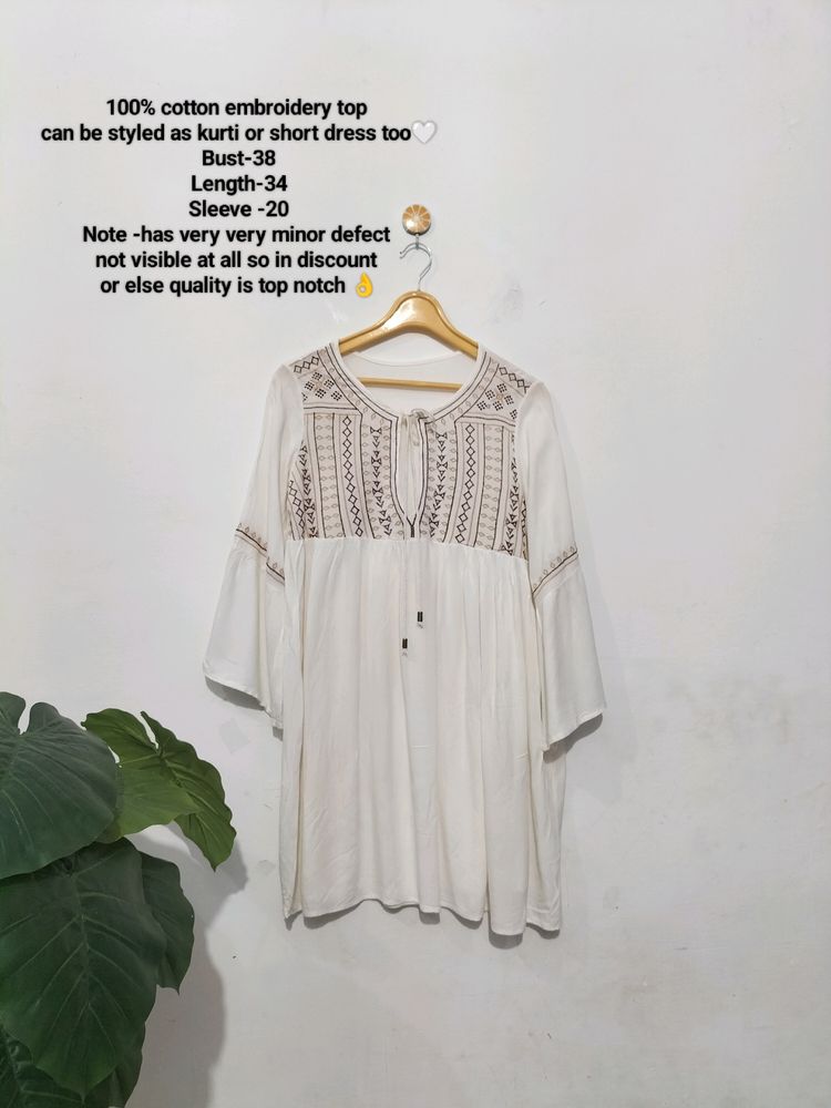 Cotton Embroidery Top