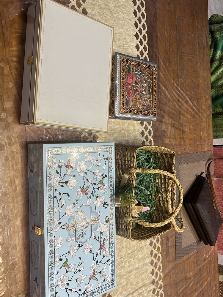 Set of Beautiful Organizers/Boxes