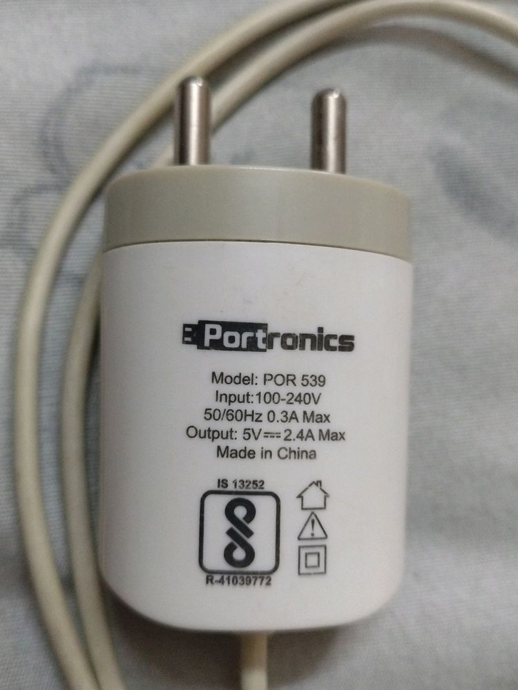 Portronics POR 539 Power Adapter Micro USB