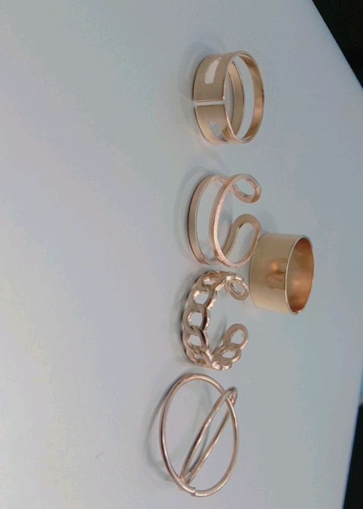 Hand Rings With Adjustable Size For Each Finger