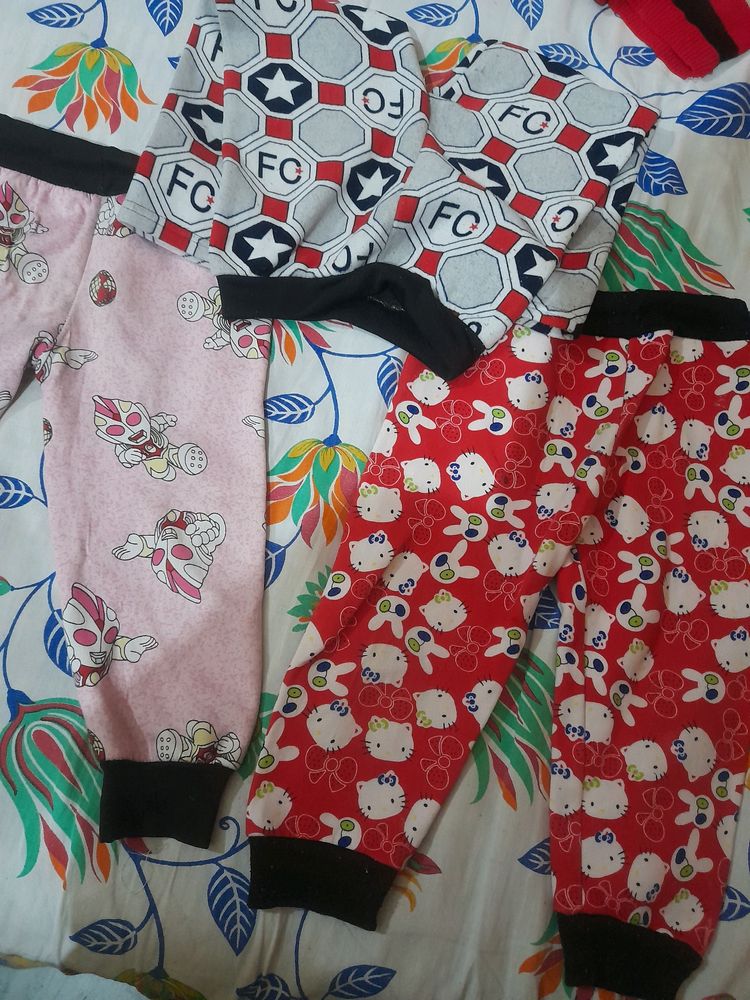 3 Baby Leggings  Of Woolen