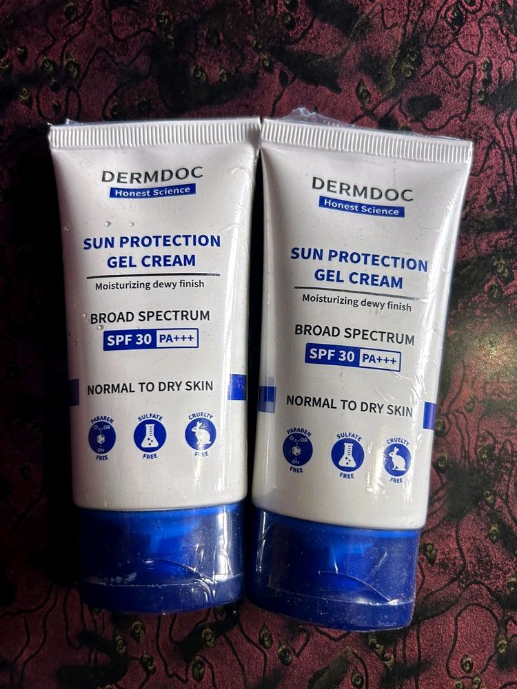 Pack Of 2 Dermdoc Sun Protection Gel Cream