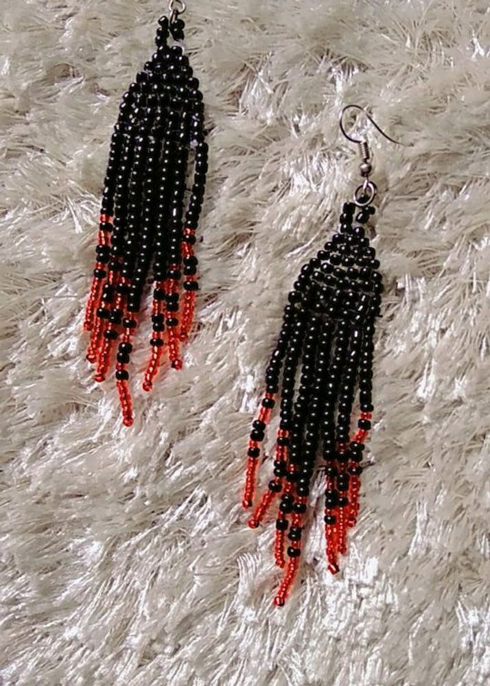 Beads Tassel Earrings