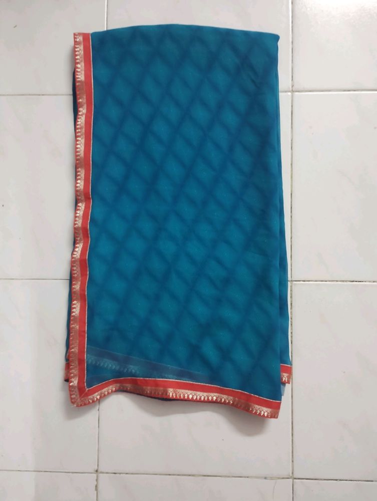 Daily Wear Blue Saree