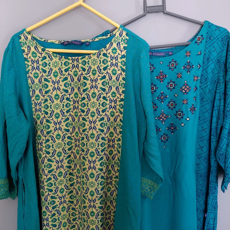 A-Line Kurta Combo