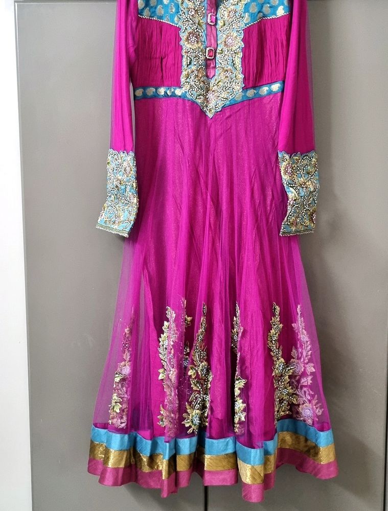 Anarkali Kurta N Chudidaar Set