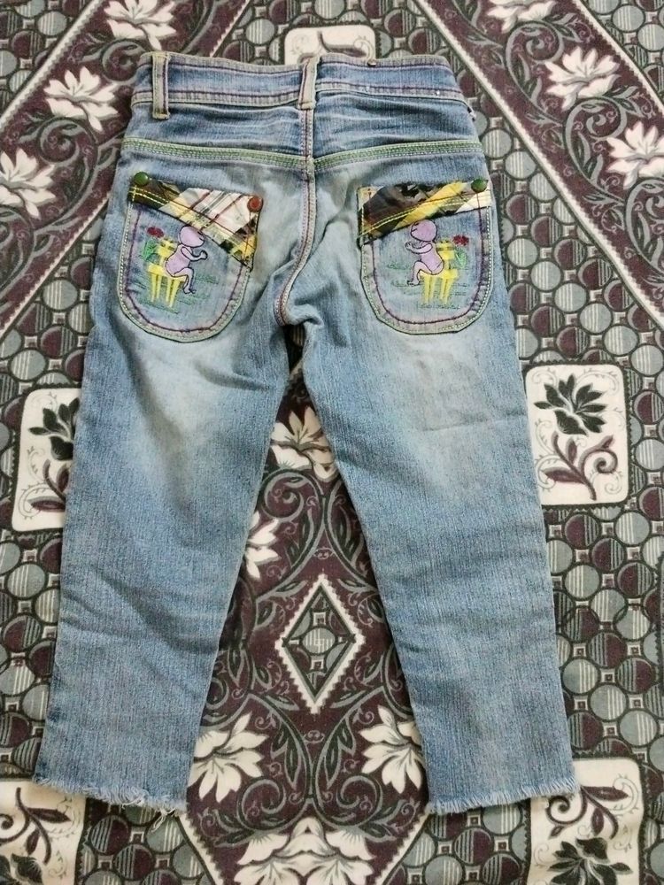 Girls Denim Pant