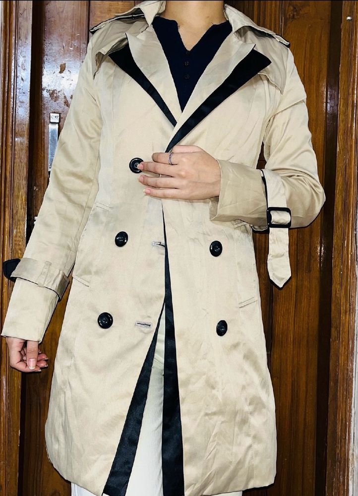 beige overcoat