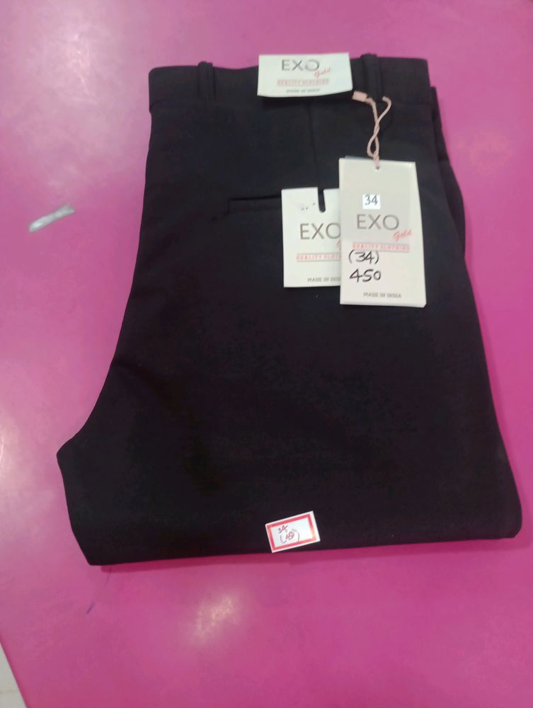 Exo 4 Way Lycra Black Pant 34 Size