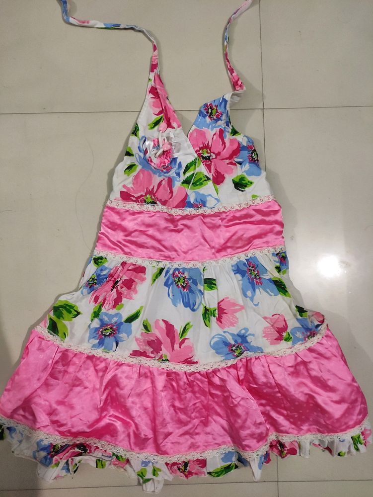 Girls Halter Neck Dress