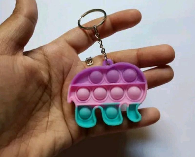 Pack Of 6 Pop It Keychains