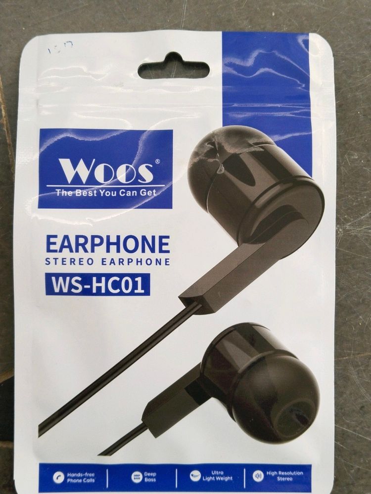 Woos Sterio Earphone