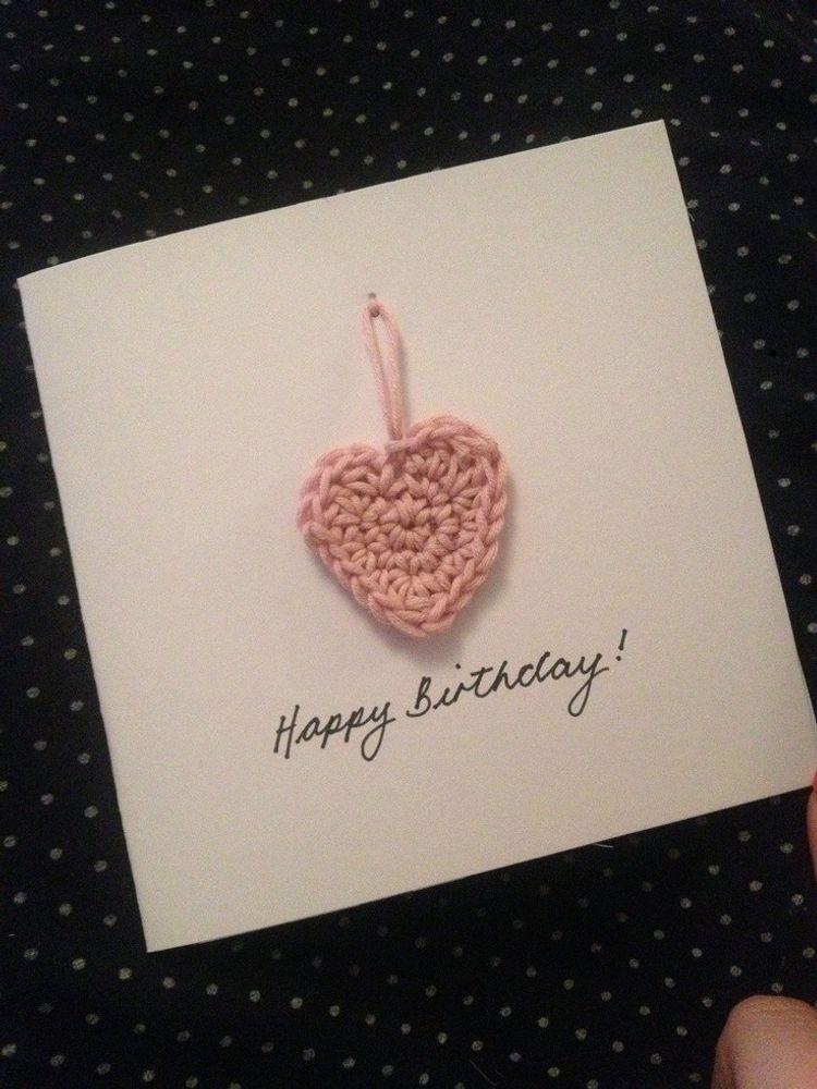 Crochet Handmade Card