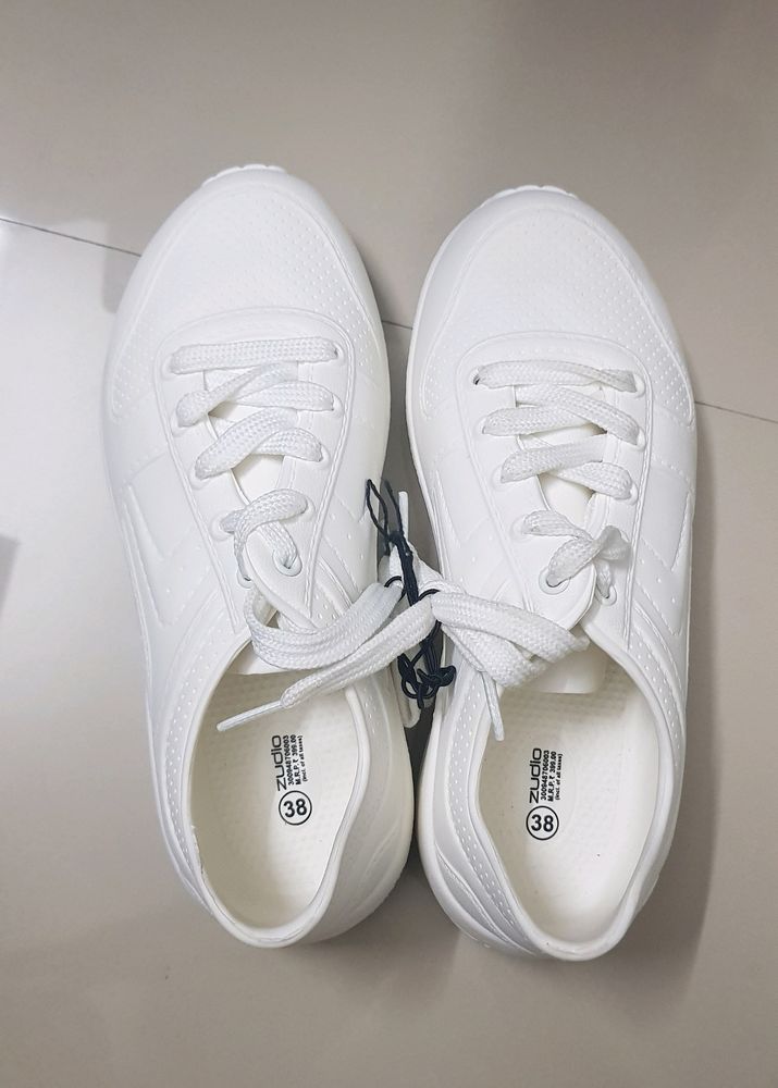 New White Rubber Shoes