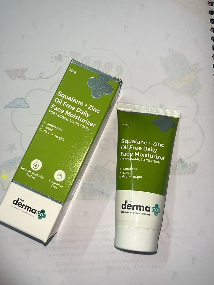 The Derma Co. Oil Free Daily Face Moisturiser 💚