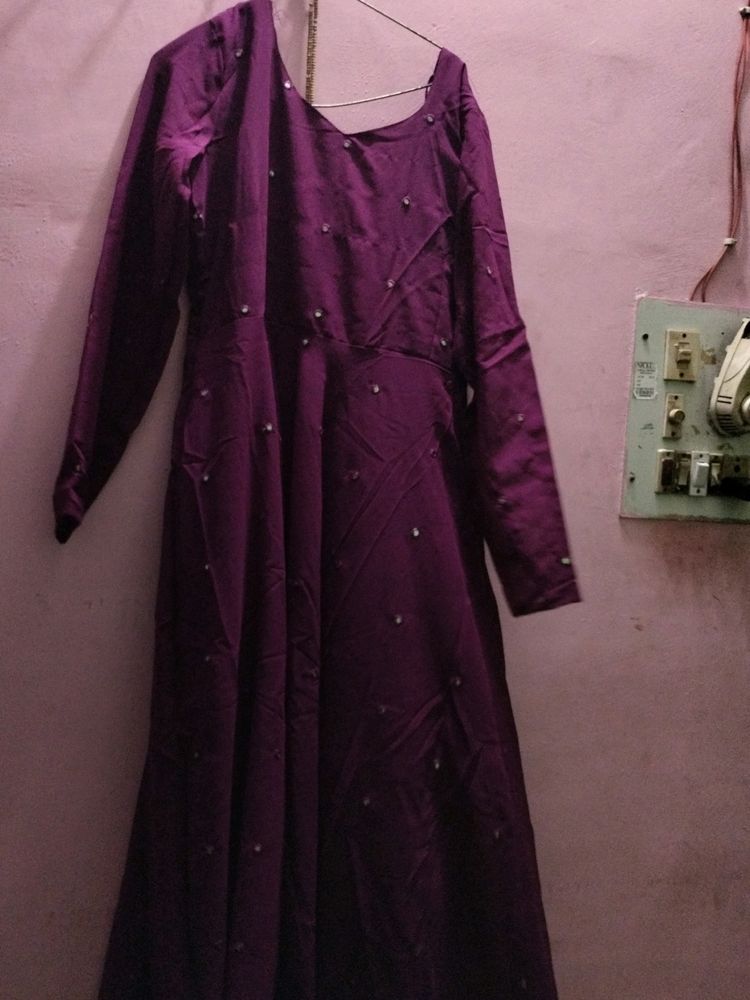 Purple Long Gown