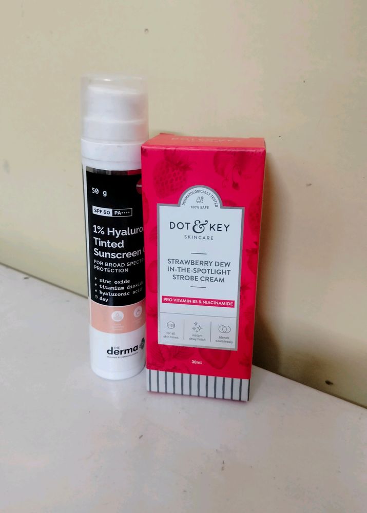 Dot N Key Strobe Cream Dermaco Tinted Sunscreen