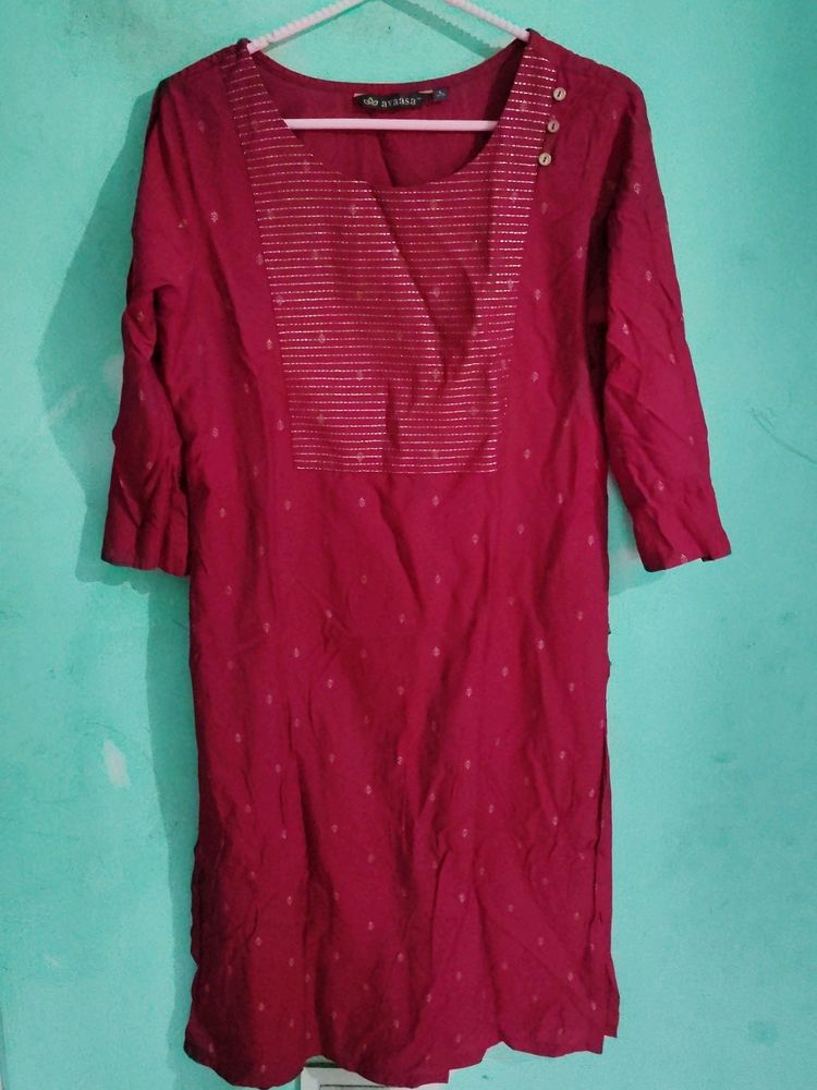 Pink Avaasa Kurta