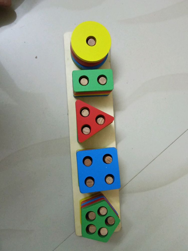 KIDS SHAPES WOODEN TOY