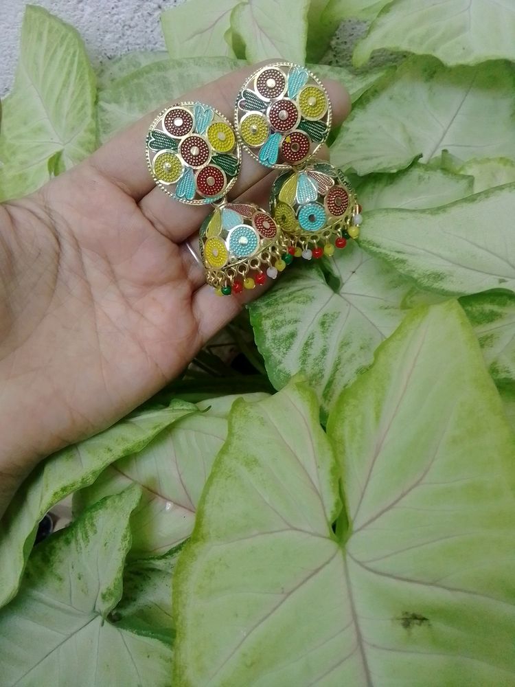 Multicolore Jhumka