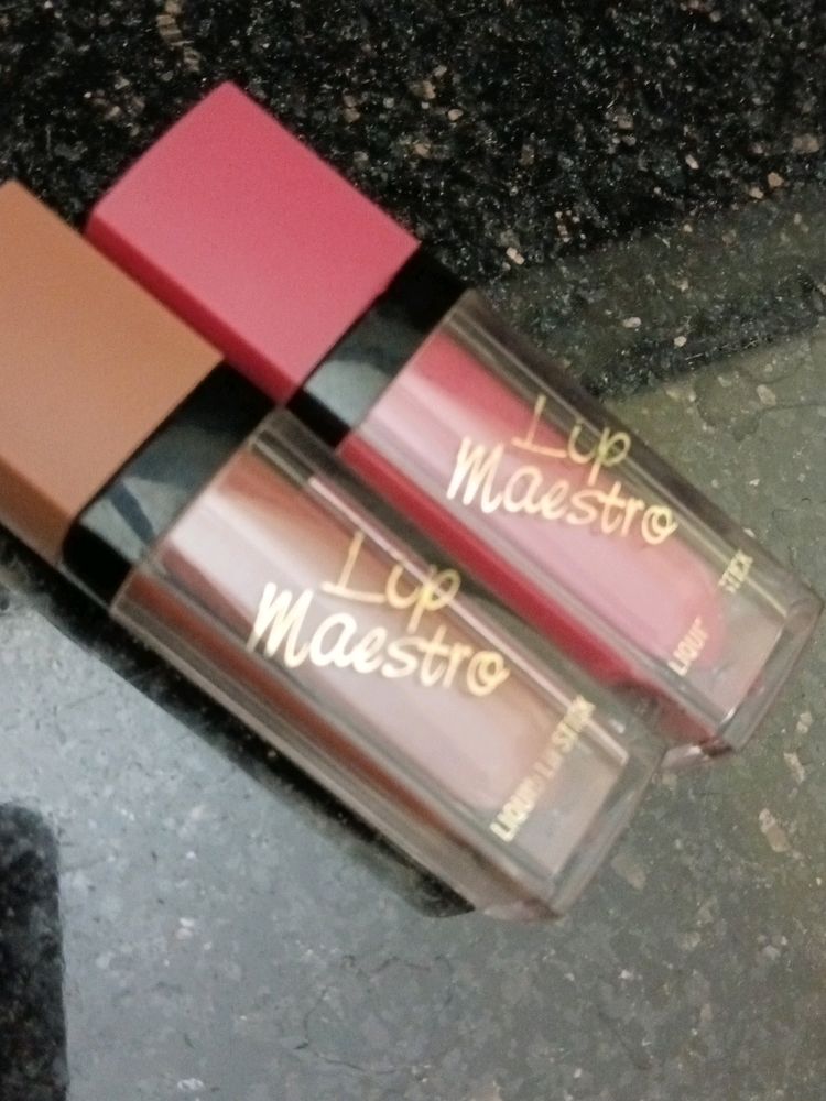 ADS Pro Matte Liquid Lipstick (Pink And Nude )