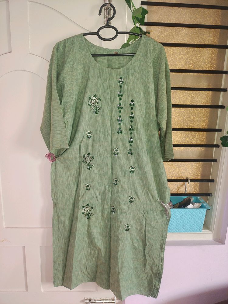 Preety Shade Of Green Kurta