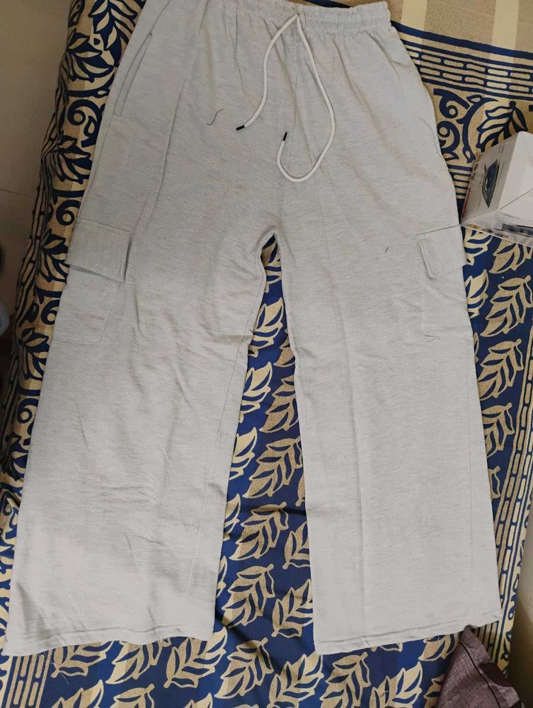 White Cargo Trouser