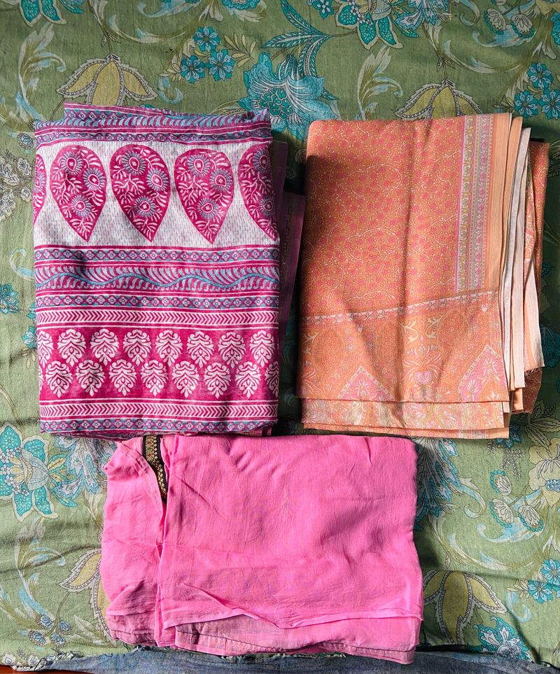 Cotton Sarees With Blouse(3)