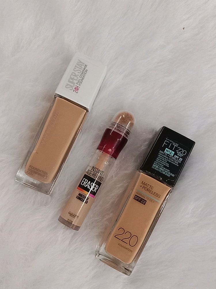 Maybelline Fit Me + Super Stay + Conceal