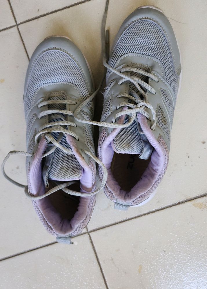 Grey Lavender Shoes