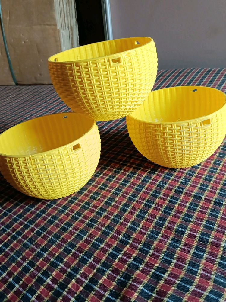 6 Inch Euro Basket (Set Of 3)