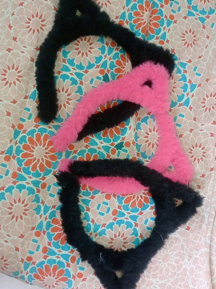 Combo Cat hair belt For Party Set Of 3