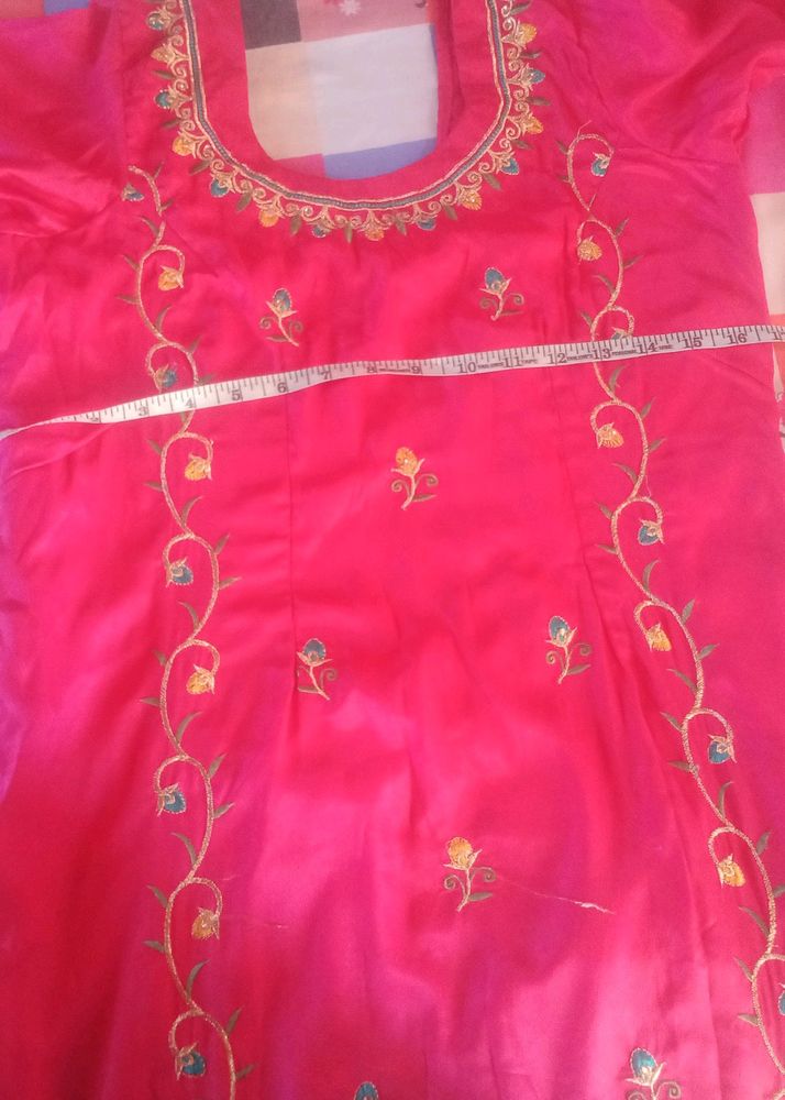 Amazing Fully Stitched Punjabi Suit With Net Dupat