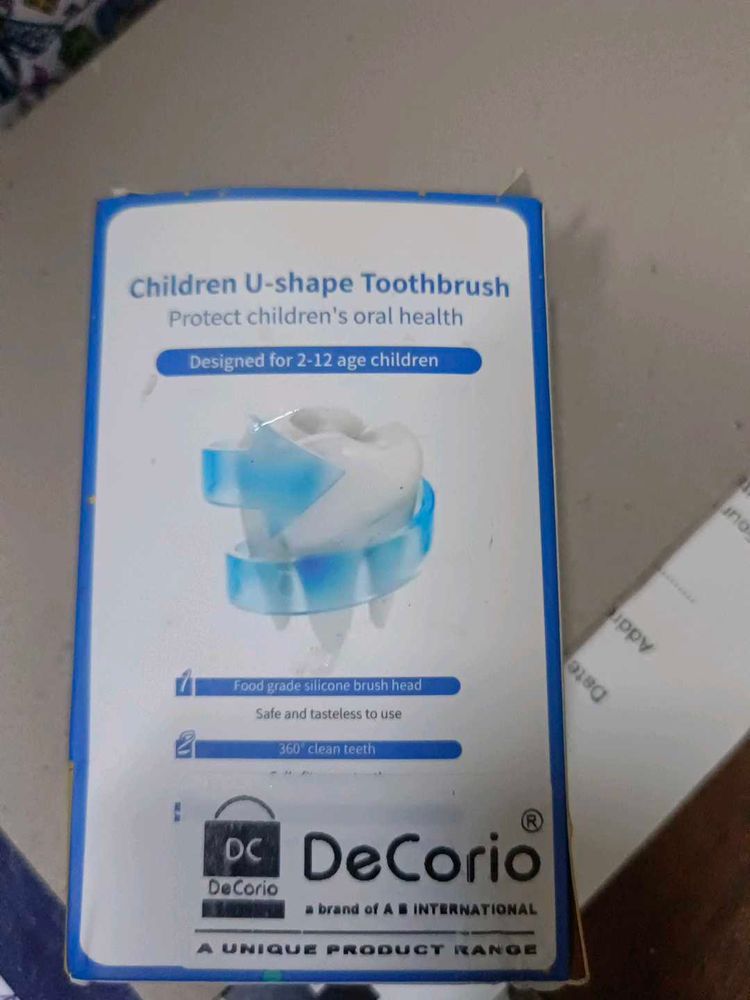 Baby Toothbrush For 2 to 9 Years Old, U Shape