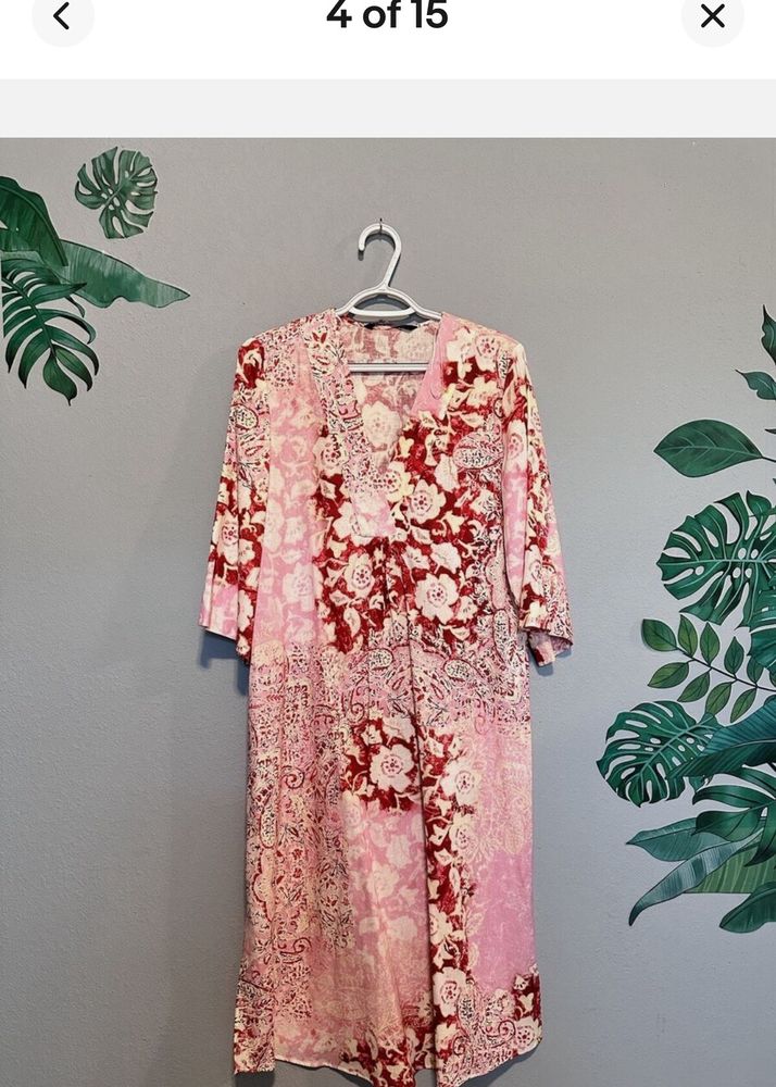 Zara Drop Down Floral Dress.