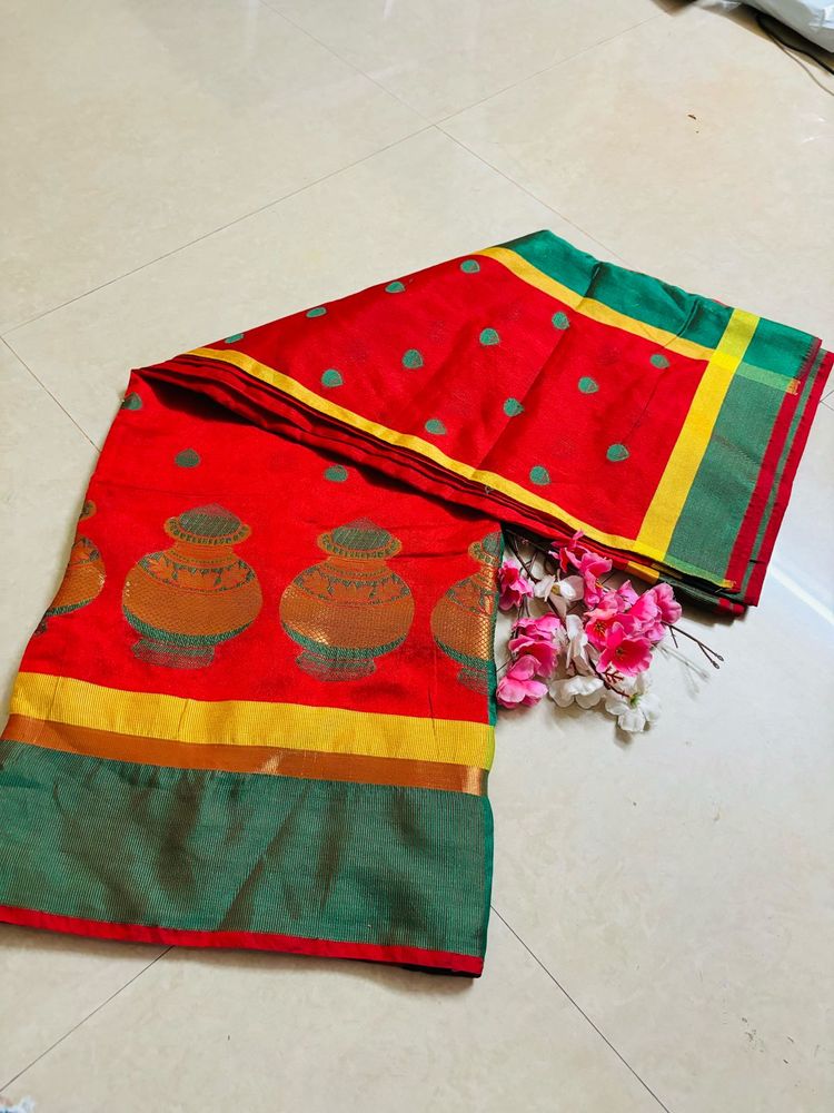 diwali special kalash saree