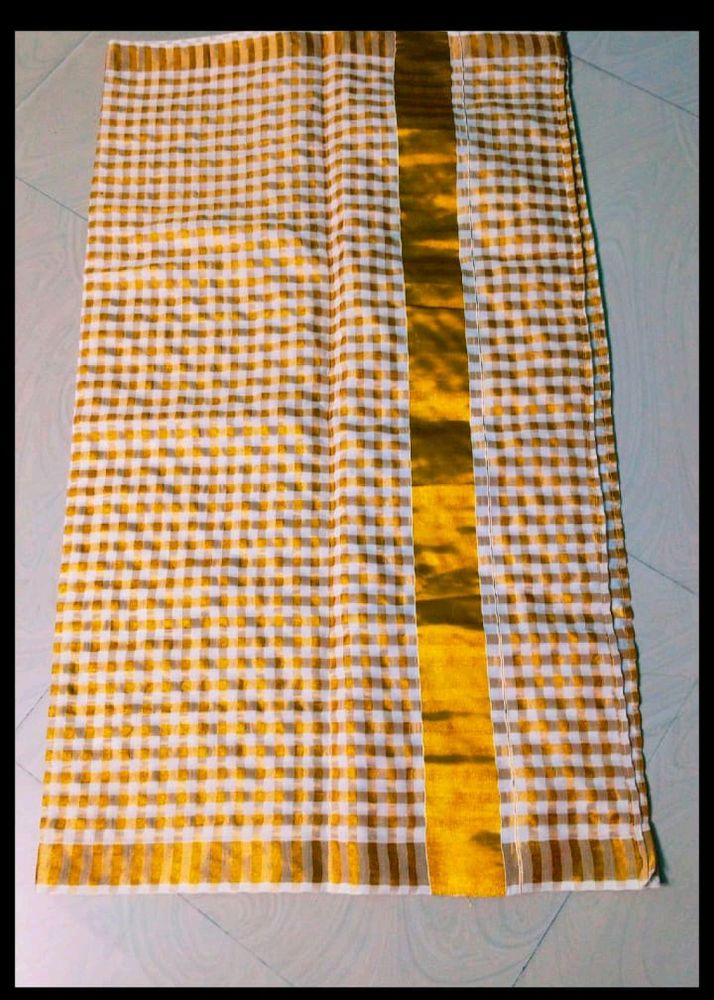 Kerala Traditional Cotton Blend Saree