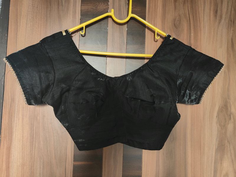 Black Plain Blouse(Women's)