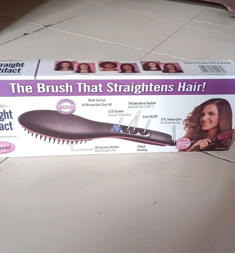 30 Rs Off :Hair straightening brush