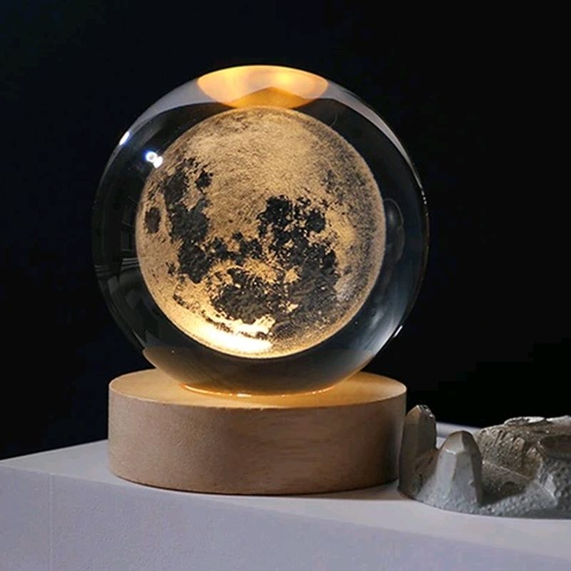 3D Crystal Ball Led Lamp