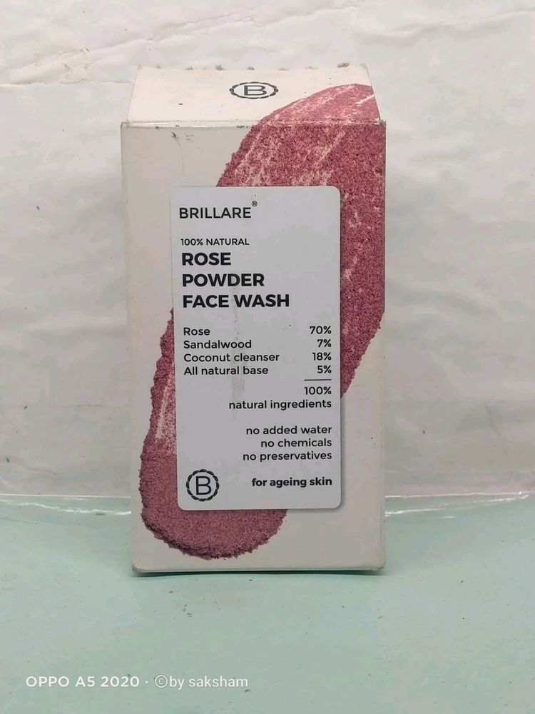 Brillare Rose Powder Facewash