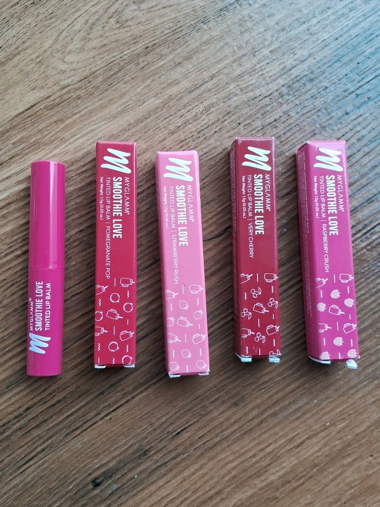 Set Of 4 Tinted Lipbalm