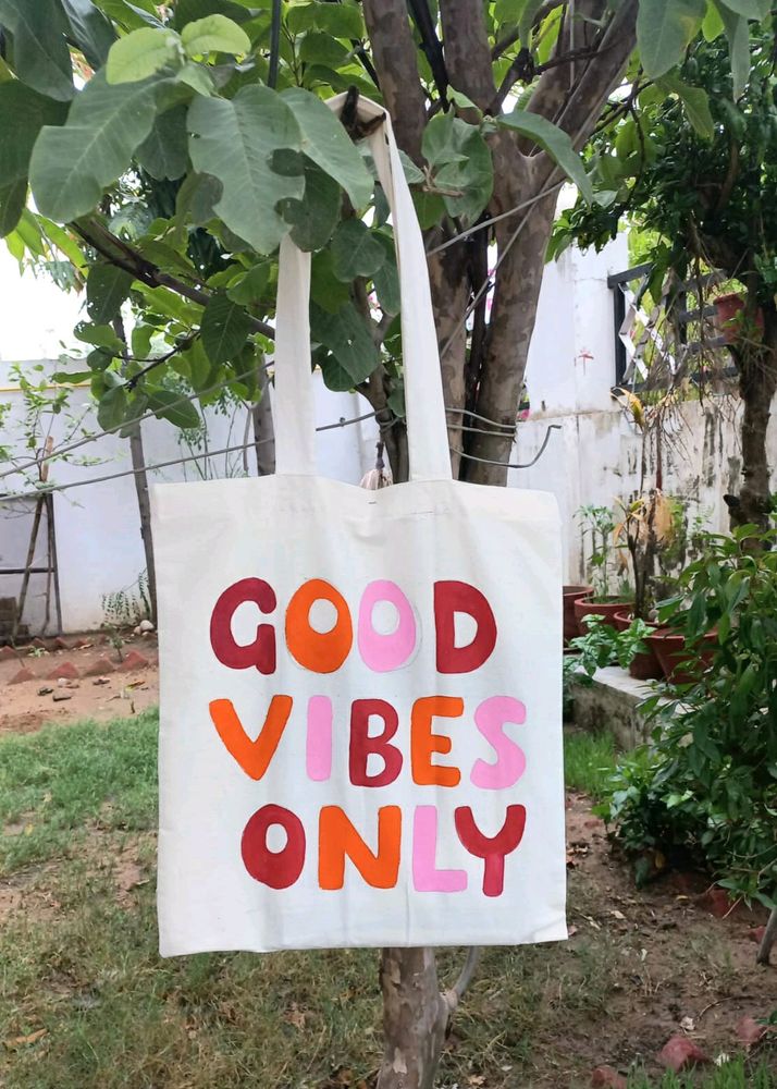 New Good Vibes Only Tote Bag