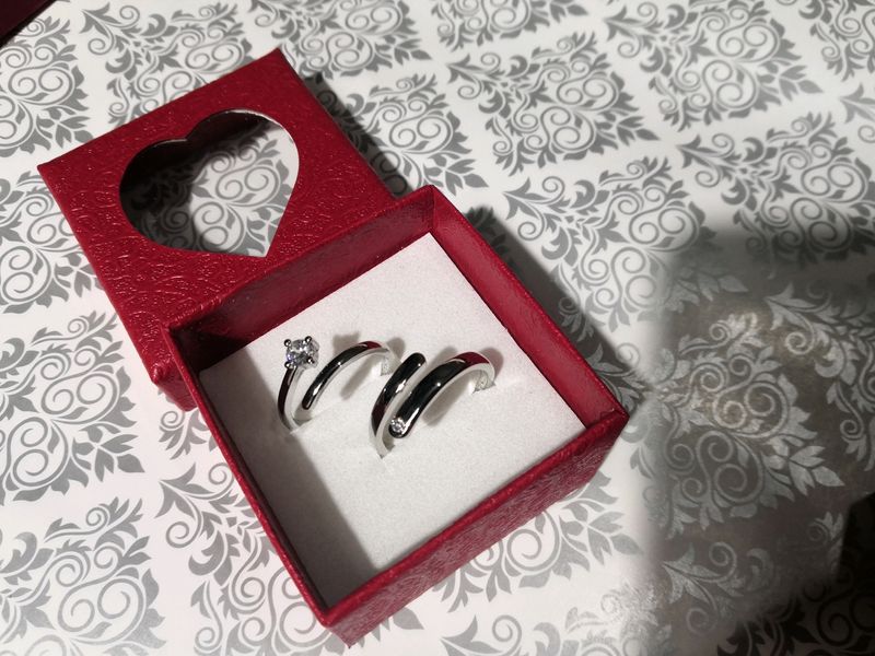 Couple Love Rings Set For Valentine's Day Gift 🎁❤