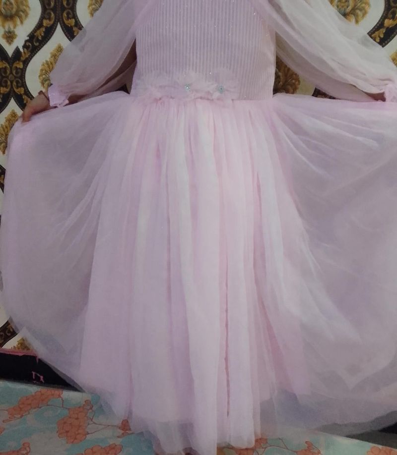 Girls Party (festive) Dress Colour Baby Pink