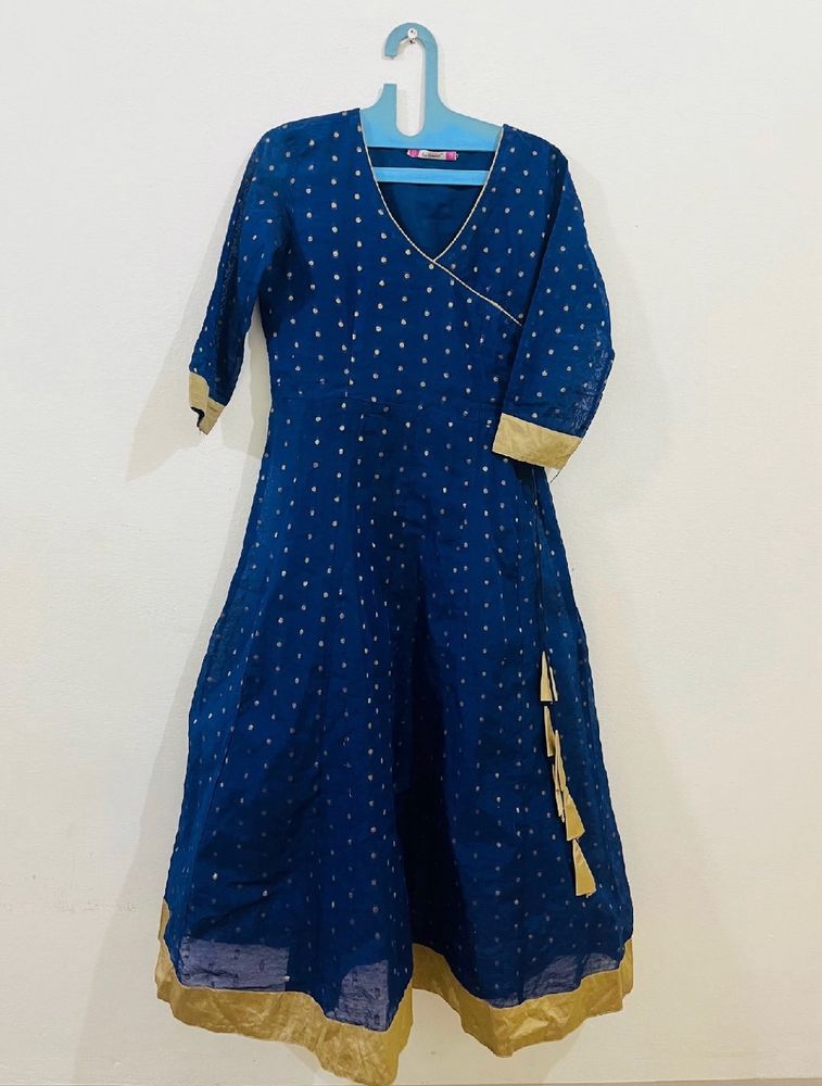 Price Drop…Beautiful Blue Anarkali Kurti