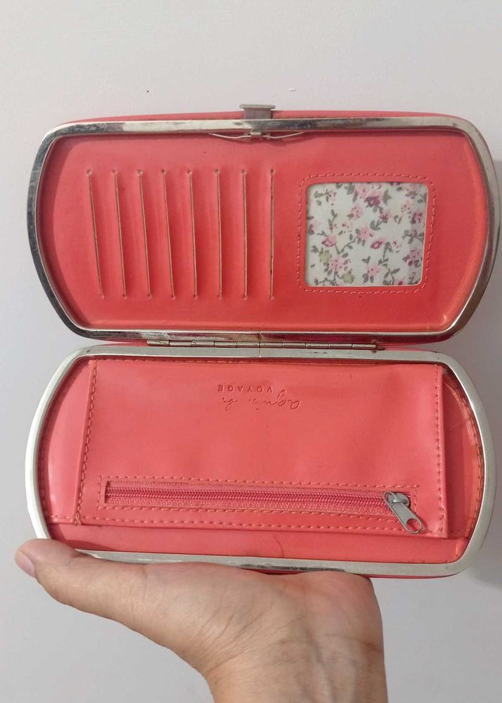 Coral Pink Wallet