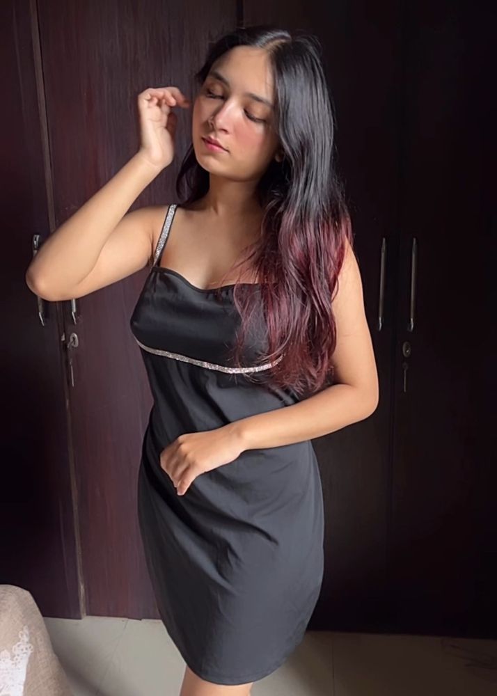 Black Emblisshed Dress